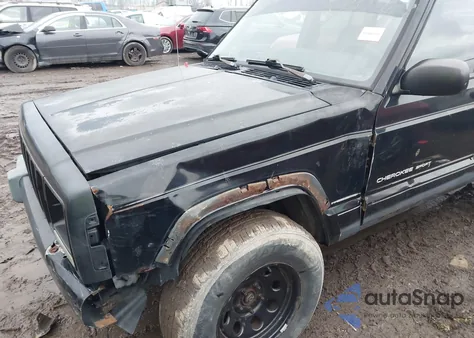 2000 Jeep Cherokee Sport z USA, uszkodzony, nr VIN 1J4FF48S2YL190779